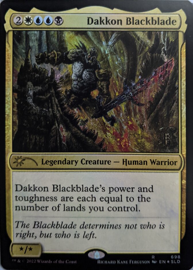 Dakkon Blackblade [Secret Lair Drop Promos] | Odin's Place
