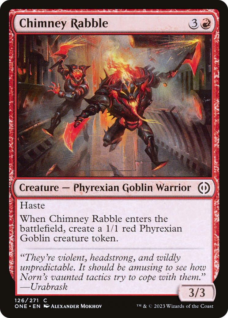 Chimney Rabble [Phyrexia: All Will Be One] | Odin's Place