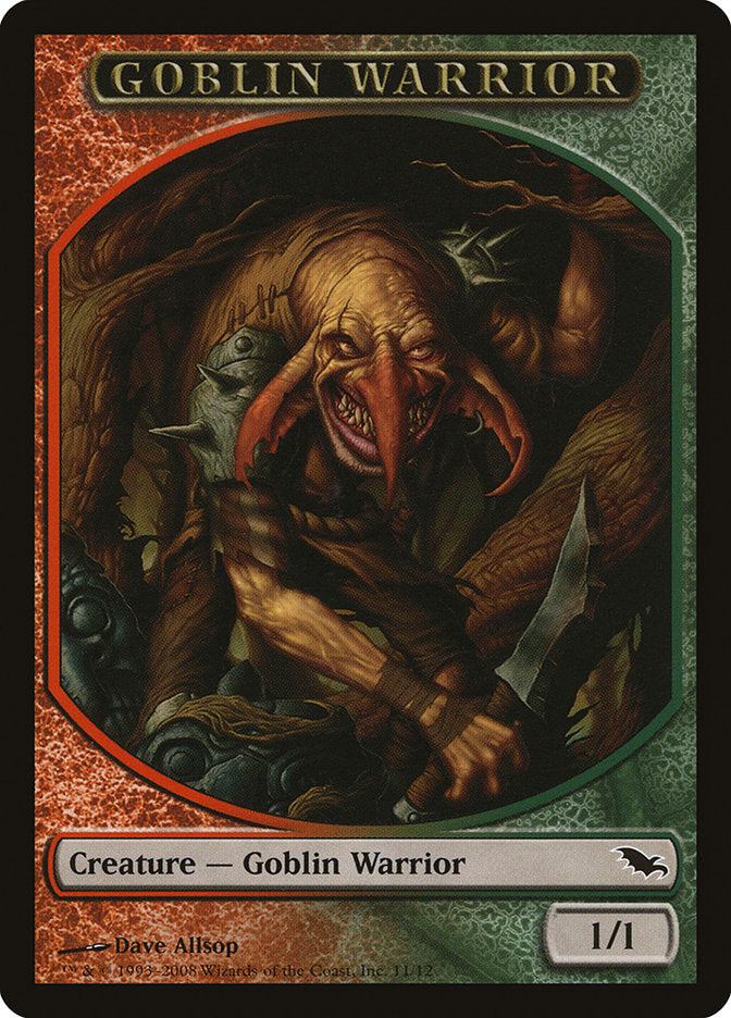 Goblin Warrior Token (11) [Shadowmoor Tokens] | Odin's Place