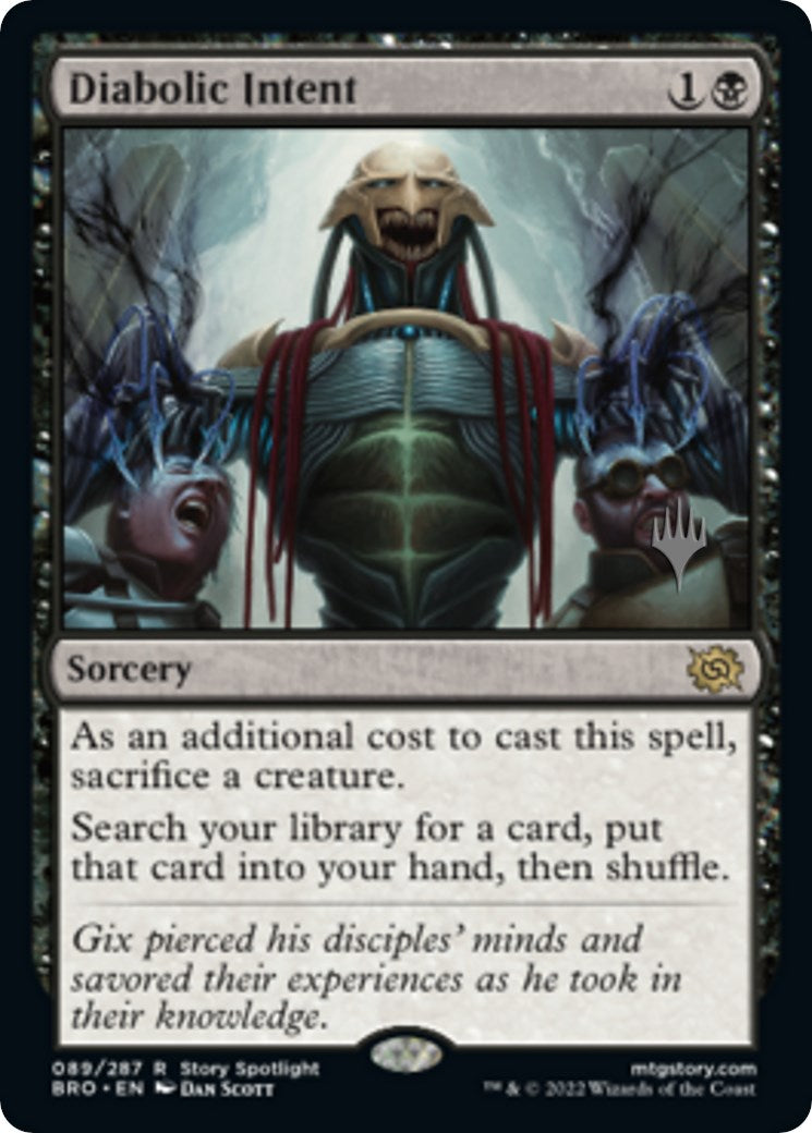 Diabolic Intent (Promo Pack) [The Brothers' War Promos] | Odin's Place