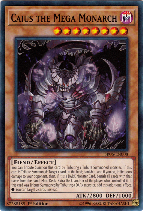 Caius the Mega Monarch [SR06-EN008] Common | Odin's Place
