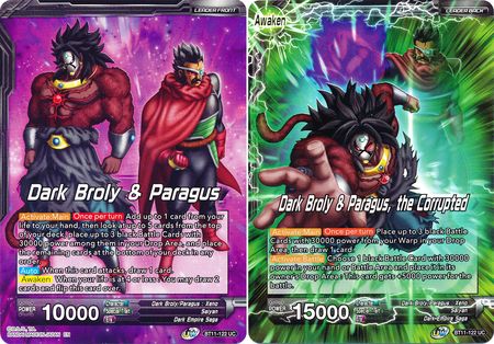 Dark Broly & Paragus // Dark Broly & Paragus, the Corrupted (BT11-122) [Vermilion Bloodline] | Odin's Place