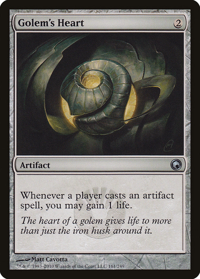 Golem's Heart (161) [Scars of Mirrodin] | Odin's Place