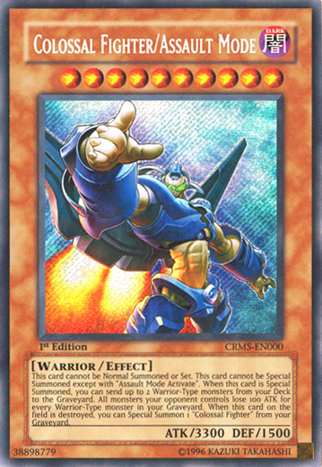 Colossal Fighter/Assault Mode [CRMS-EN000] Secret Rare | Odin's Place