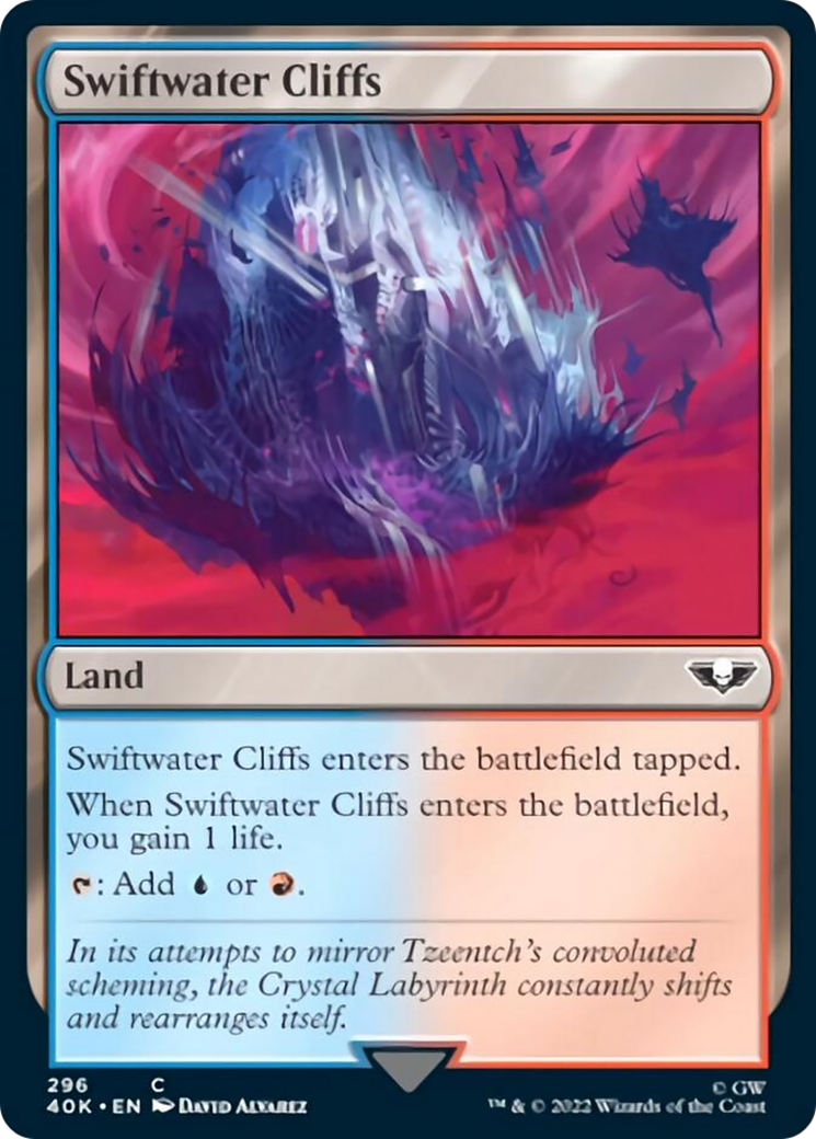 Swiftwater Cliffs (Surge Foil) [Warhammer 40,000] | Odin's Place