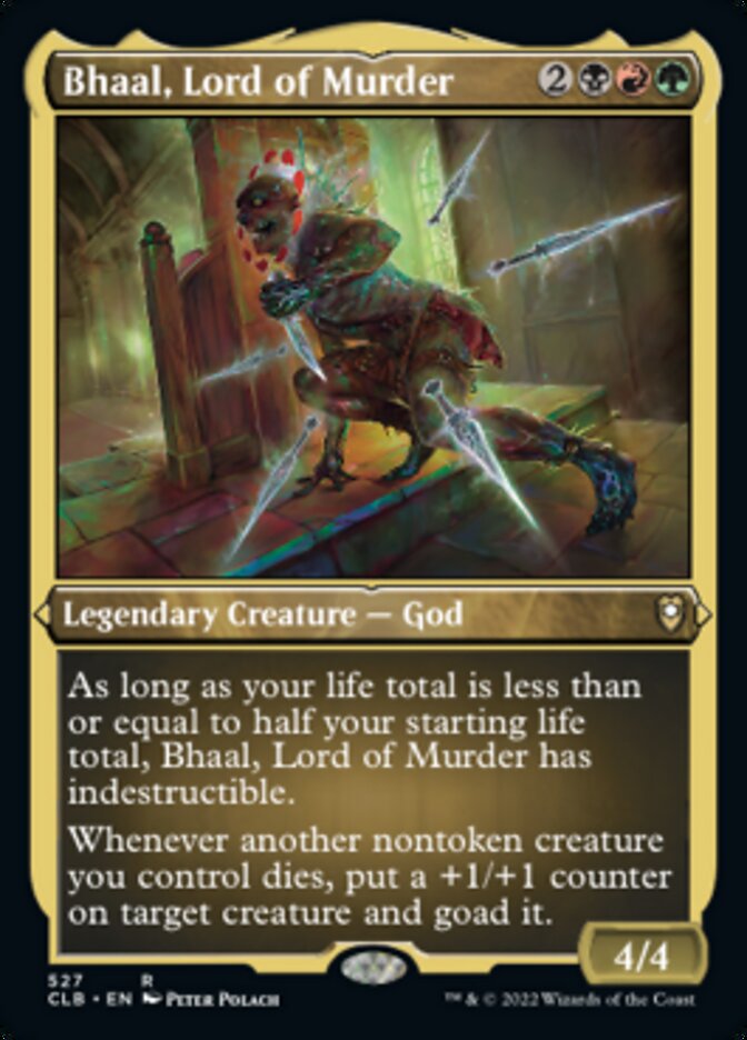 Bhaal, Lord of Murder (Foil Etched) [Commander Legends: Battle for Baldur's Gate] | Odin's Place