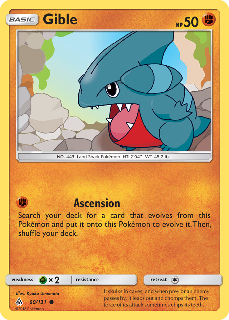 Gible (60/131) [Sun & Moon: Forbidden Light] | Odin's Place