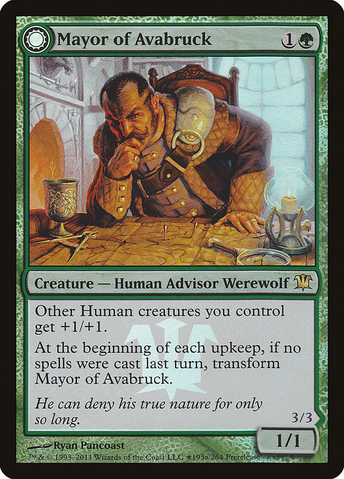 Mayor of Avabruck // Howlpack Alpha [Innistrad Prerelease Promos] | Odin's Place