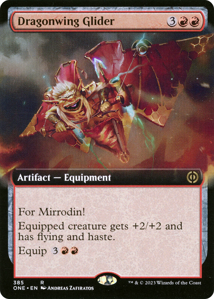 Dragonwing Glider (Extended Art) [Phyrexia: All Will Be One] | Odin's Place