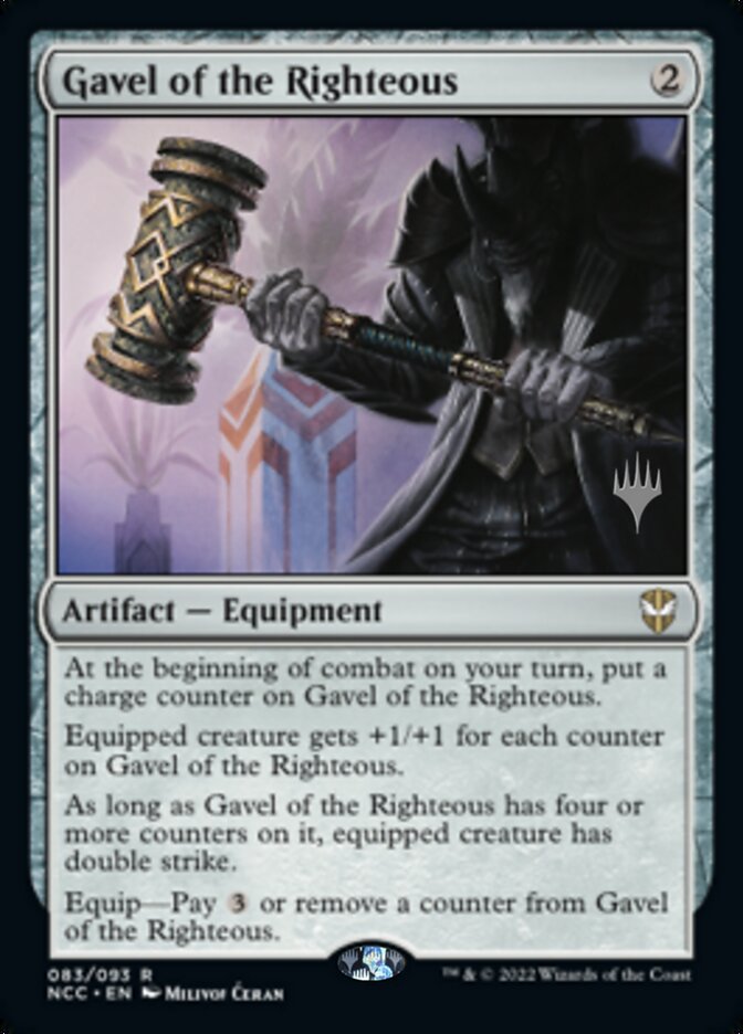 Gavel of the Righteous (Promo Pack) [Streets of New Capenna Commander Promos] | Odin's Place