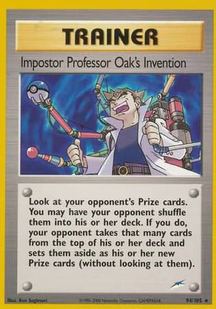 Impostor Professor Oak's Invention (94/105) [Neo Destiny Unlimited] | Odin's Place