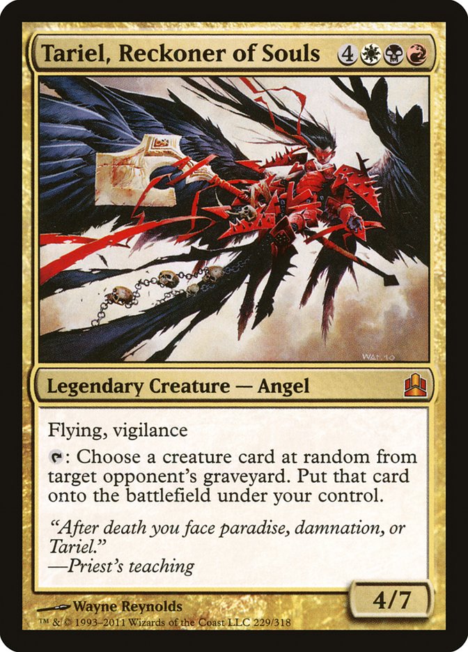 Tariel, Reckoner of Souls (229) [Commander 2011] | Odin's Place