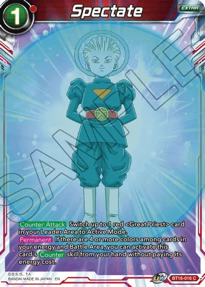Spectate (BT16-016) [Realm of the Gods] | Odin's Place