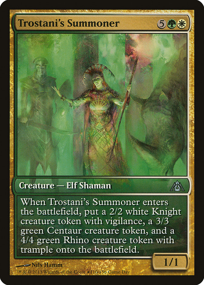 Trostani's Summoner (110) (Game Day) [Dragon's Maze Promos] | Odin's Place