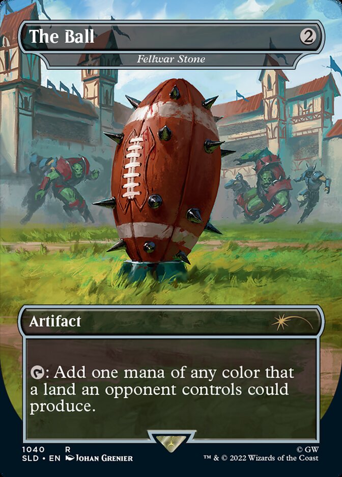 The Ball - Fellwar Stone (Borderless) [Secret Lair Drop Series] | Odin's Place