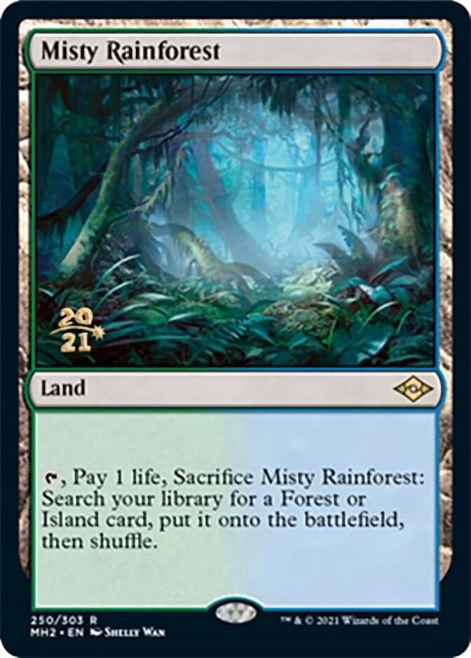 Misty Rainforest [Modern Horizons 2 Prerelease Promos] | Odin's Place