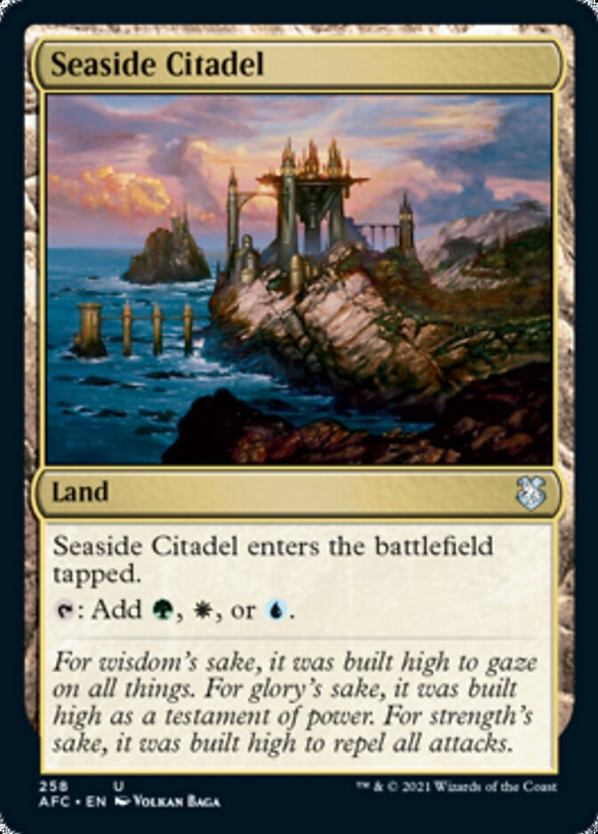 Seaside Citadel [Dungeons & Dragons: Adventures in the Forgotten Realms Commander] | Odin's Place