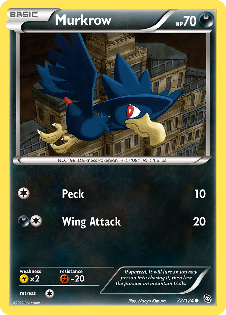 Murkrow (72/124) [Black & White: Dragons Exalted] | Odin's Place