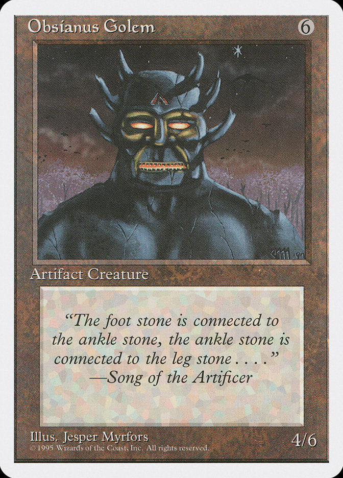 Obsianus Golem (339) [Fourth Edition] | Odin's Place