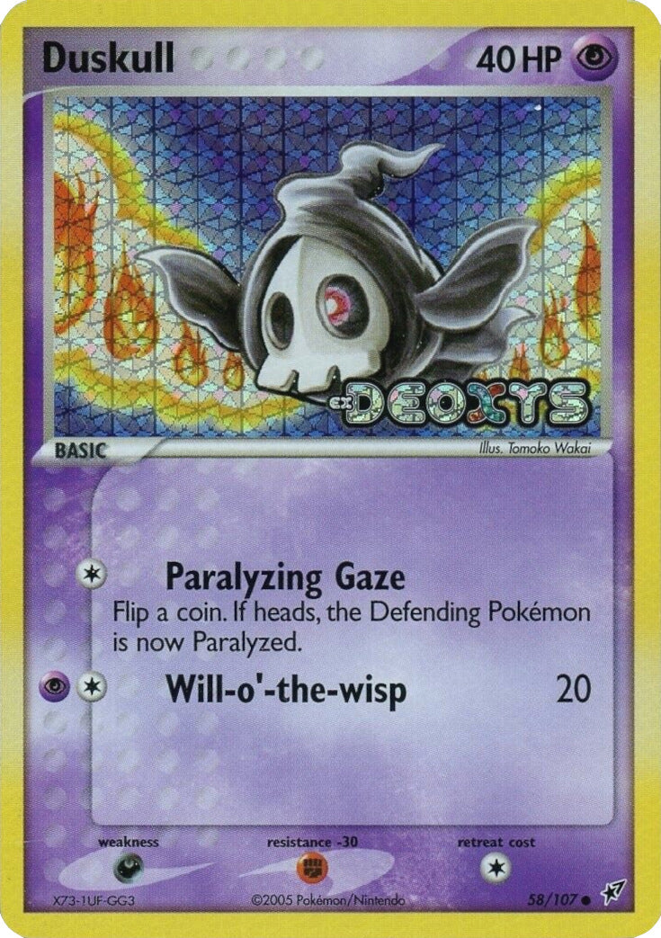 Duskull (58/107) (Stamped) [EX: Deoxys] | Odin's Place