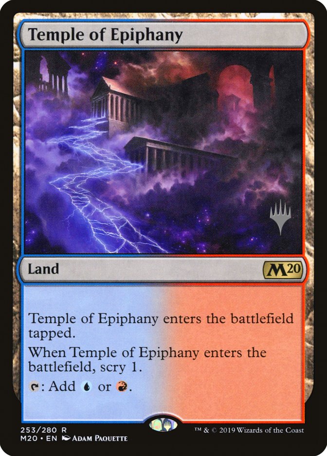 Temple of Epiphany (Promo Pack) [Core Set 2020 Promos] | Odin's Place