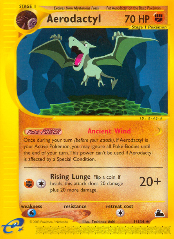 Aerodactyl (1/144) [Skyridge] | Odin's Place