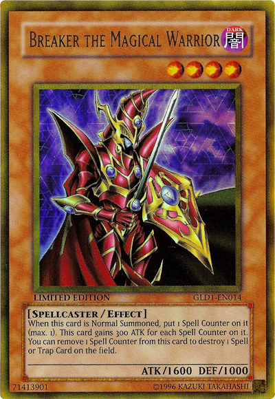 Breaker the Magical Warrior [GLD1-EN014] Gold Rare | Odin's Place