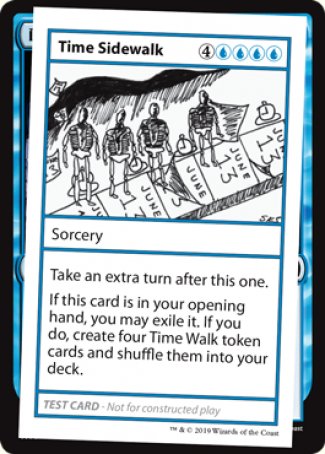Time Sidewalk (2021 Edition) [Mystery Booster Playtest Cards] | Odin's Place