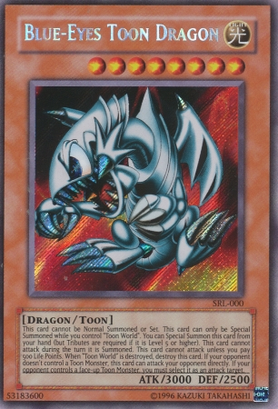 Blue-Eyes Toon Dragon [SRL-000] Secret Rare | Odin's Place