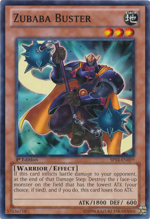 Zubaba Buster [SP14-EN019] Starfoil Rare | Odin's Place