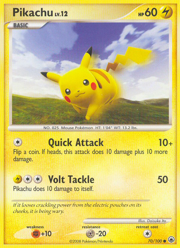 Pikachu (70/100) [Diamond & Pearl: Majestic Dawn] | Odin's Place