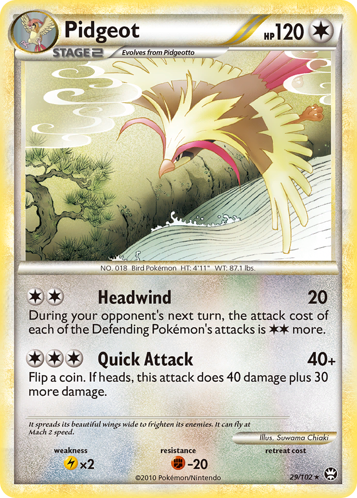 Pidgeot (29/102) [HeartGold & SoulSilver: Triumphant] | Odin's Place