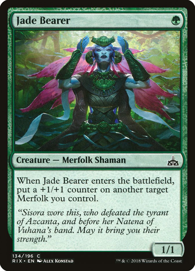 Jade Bearer (134) [Rivals of Ixalan] | Odin's Place