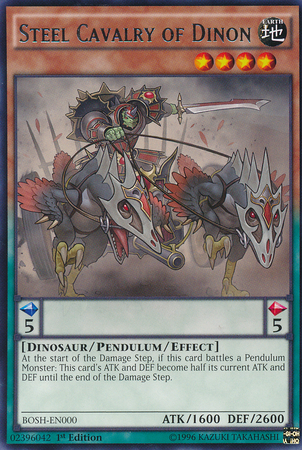 Steel Cavalry of Dinon [BOSH-EN000] Rare | Odin's Place