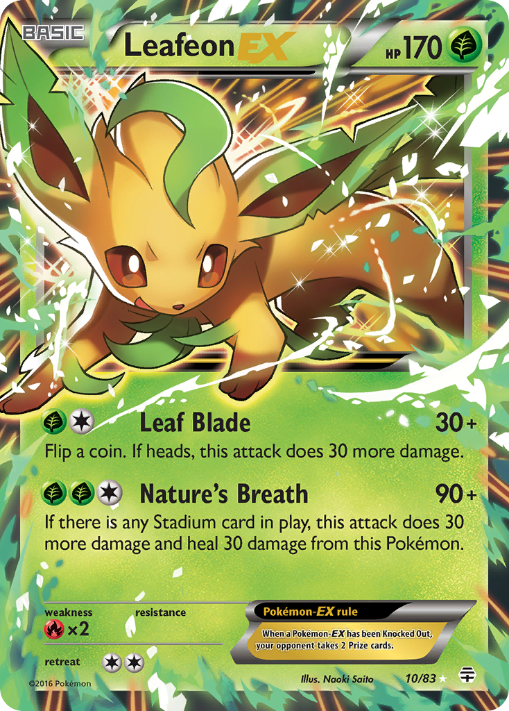 Leafeon EX (10/83) [XY: Generations] | Odin's Place