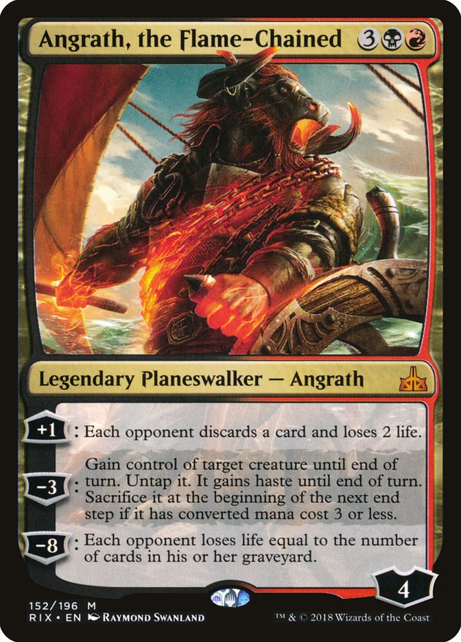 Angrath, the Flame-Chained (152) [Rivals of Ixalan] | Odin's Place