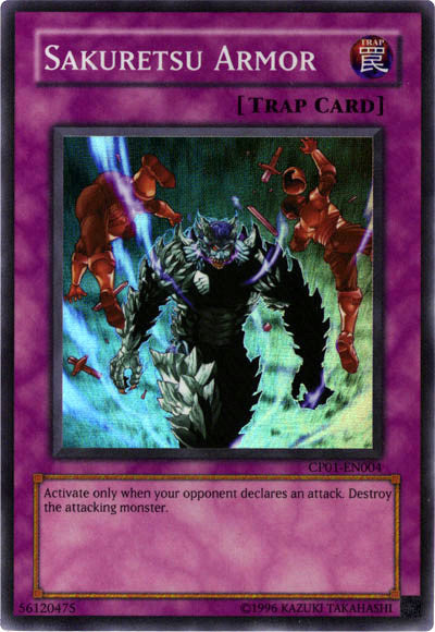 Sakuretsu Armor [CP01-EN004] Super Rare | Odin's Place