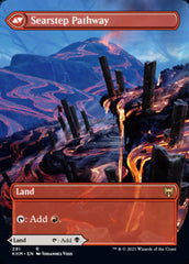 Blightstep Pathway // Searstep Pathway (Borderless Alternate Art) [Kaldheim] | Odin's Place