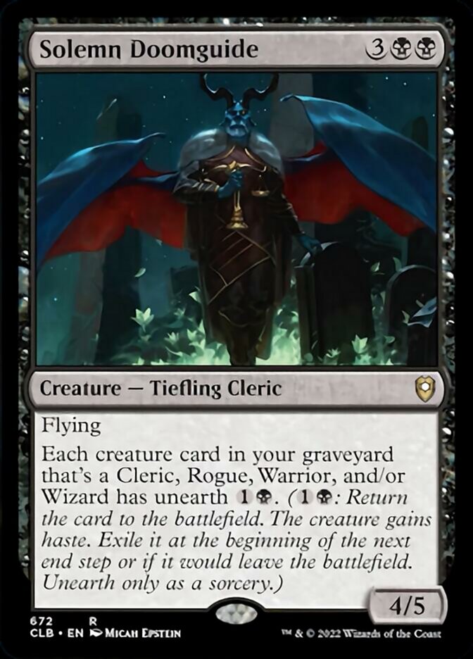 Solemn Doomguide [Commander Legends: Battle for Baldur's Gate] | Odin's Place