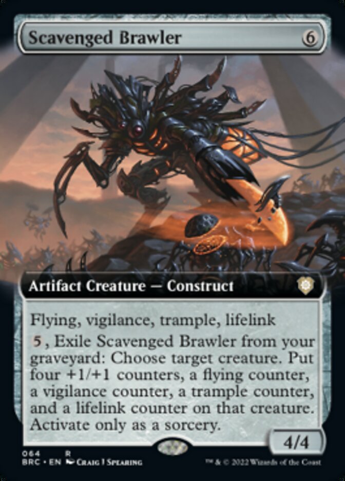 Scavenged Brawler (Extended Art) [The Brothers' War Commander] | Odin's Place