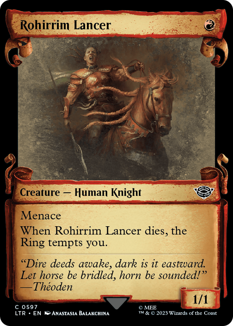 Rohirrim Lancer [The Lord of the Rings: Tales of Middle-Earth Showcase Scrolls] | Odin's Place