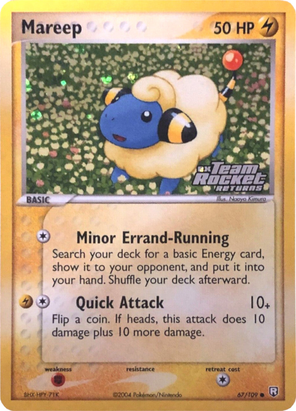 Mareep (67/109) (Stamped) [EX: Team Rocket Returns] | Odin's Place