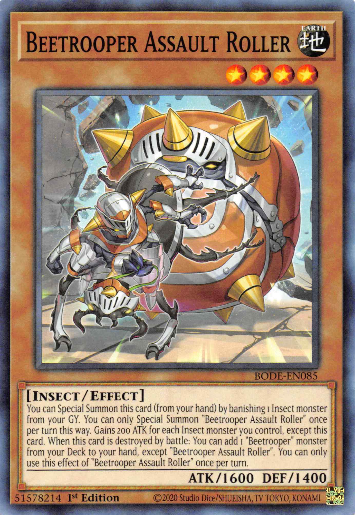 Beetrooper Assault Roller [BODE-EN085] Common | Odin's Place