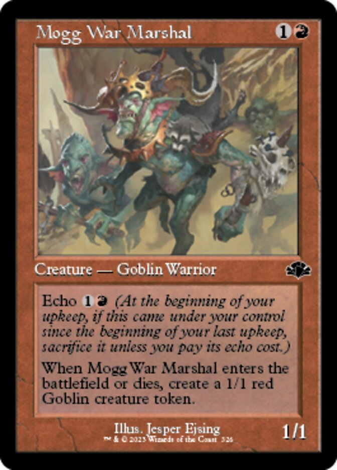 Mogg War Marshal (Retro) [Dominaria Remastered] | Odin's Place