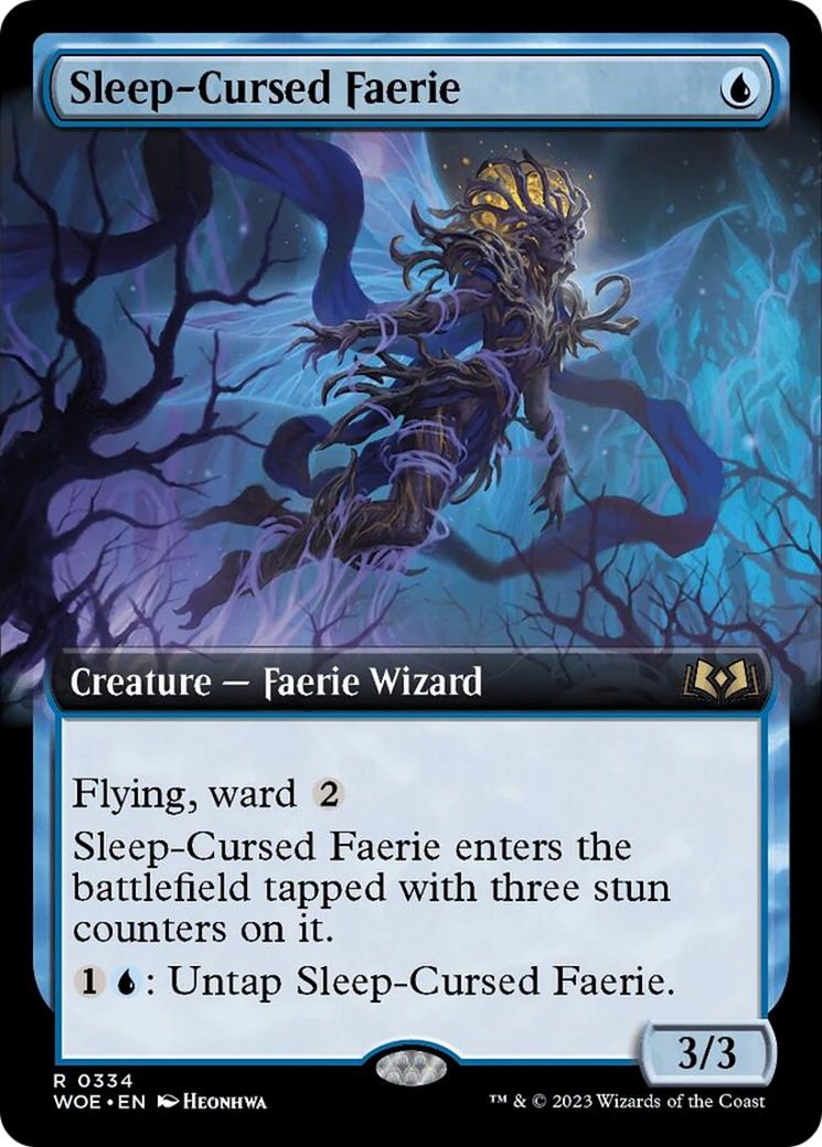Sleep-Cursed Faerie (Extended Art) [Wilds of Eldraine] | Odin's Place
