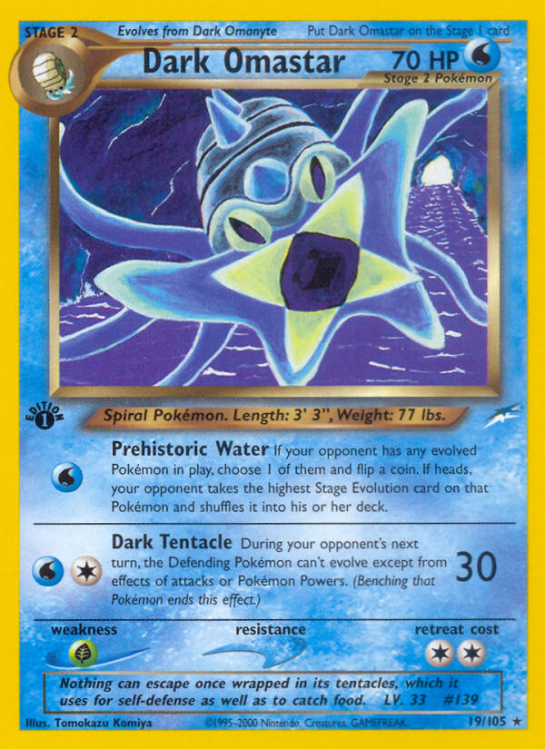 Dark Omastar (19/105) [Neo Destiny 1st Edition] | Odin's Place