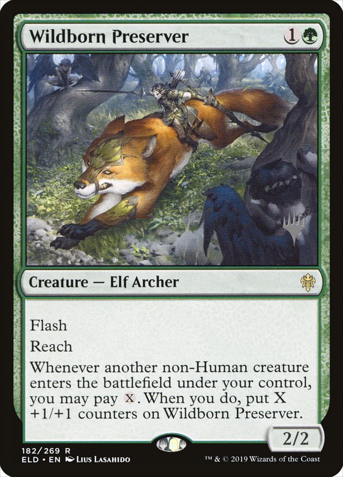 Wildborn Preserver (Promo Pack) [Throne of Eldraine Promos] | Odin's Place