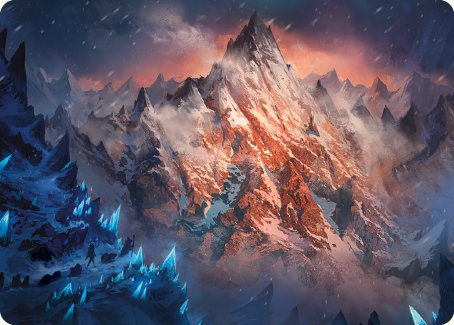 Mountain Art Card [The Lord of the Rings: Tales of Middle-earth Art Series] | Odin's Place