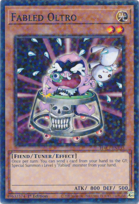 Fabled Oltro (Duel Terminal) [HAC1-EN135] Common | Odin's Place