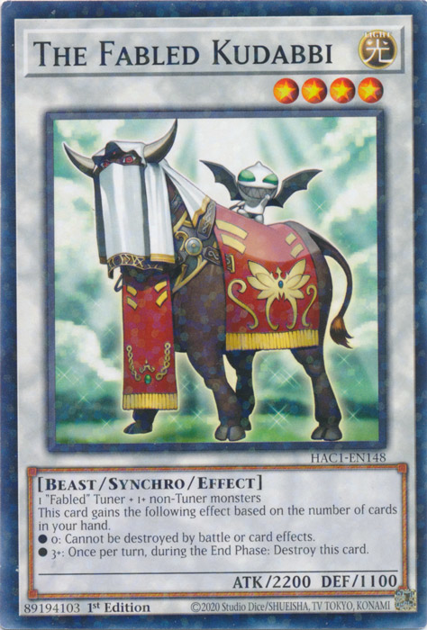 The Fabled Kudabbi (Duel Terminal) [HAC1-EN148] Common | Odin's Place